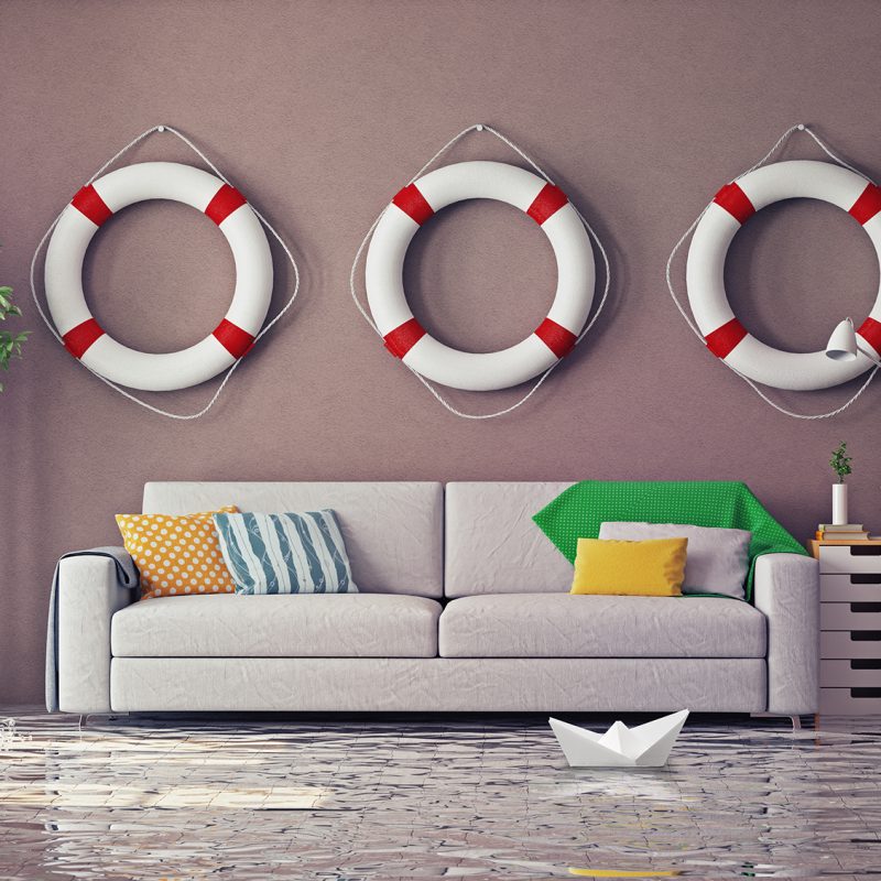 Water damage detection